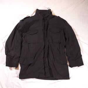Vintage Military Parka Black Fits Size XL See Measurements Extreme Cold Weather